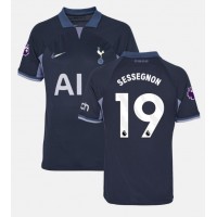 Camiseta Tottenham Hotspur Ryan Sessegnon #19 Segunda Equipación Replica 2023-24 mangas cortas